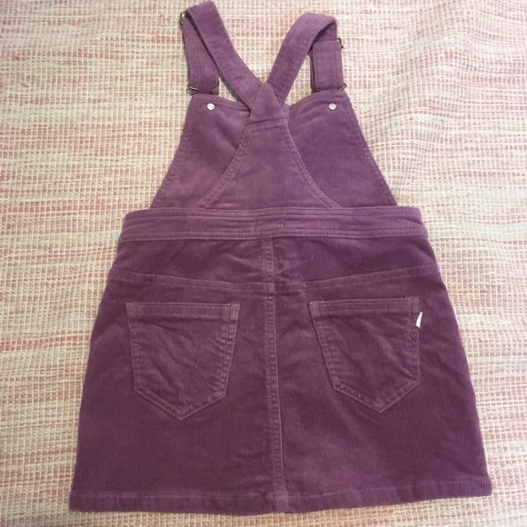 NWOT girls Jamie Kay Grape purple corduroy jumper overall dress - Picture 2 of 3